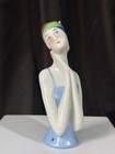 Antique German Art Deco Flapper Pin Cushion 4    Half Doll