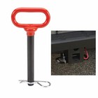 5 8    Trailer Hitch Pin Heavy Duty Steel W  Grip Handle   Clip