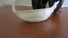 Asics Black White Wrestling Headgear With Chin Strap Adult Size   tk 