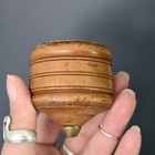 Antique Victorian Turned Wood Spinner Top Earl Accent Spinner