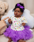 Reborn Baby Doll Black Girl - 20  Realistic Lifelike African American Handmade T