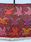 Antique Rare Collectible Hand Sewn Kuna Mola Panama Applique Folk Art Textile