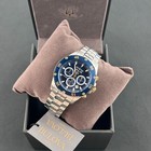Bulova Men s Marine Star 98b400 Blue Dial Two-tone Chronograph Quartz Watch