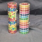 Rainbow Hearts Primary Bubbles Party Serpentines Streamers Paper Art Co Vintage