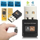 Mini Dual Band 600mbps Usb Wifi Wireless Adapter Network Card 2 4 5ghz 802 11 Ac