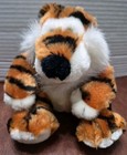Vintage Manhattan Toy Company Plush Tiger Stuffed Animal 1995 Sitting 6 1 2  T