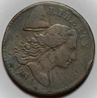 1794 Liberty Cap Large Cent - Head Of 94  s-54  - Graffiti - Us 1c Copper Coin