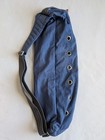 Manduka Journey On Yoga Mat Bag Sling Adjustable Strap Ventilated Blue Canvas
