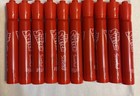 10 New Red Mr Sketch Cherry Scented Markers Chisel Point Tip