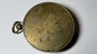 Antique French Brass Pocket Surveyor Compass  Folding Sights  Made In France