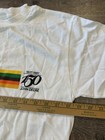 John Deere T Shirt Size M White Cotton Single Stitch Usa 150th Anniversary 80s