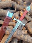Hand Forged High Carbon Steel Medieval Templar Sword Battle Ready Viking Sword
