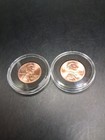 2025 P d Lincoln Cent Set Lot   2  Coins In Round Hard Case Bu Uncirculated