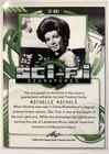 2016 Leaf Star Trek Sci-fi Signatures Auto Nichelle Nichols As Lt  Uhura