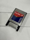 Sandisk Compact Flash Pc Card Adapter Memory Reader And 256 Mb Not Tested 