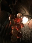 Vintage 1960s Mcm Lucite Grape Bunch  Large Heavy Piece  Euc 