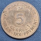 Arizona State Tax Commission Sales Tax Token Correct Change For 5 Mills  59535