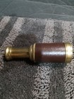 Vintage Brass And Leather Telescope  