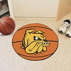 1421 Minnesota-duluth Bulldogs Basketball Shaped Rug - 27in  Diameter  