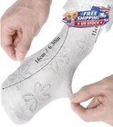 2 Pairs White Ruffle Socks For Women Turn-cuff Lace Frilly Ankle Sock Comfortabl