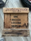 Original Winchester Wood Crate Box For Breech Loading Cannon Nice Old Box
