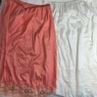 Lot Of 2 Vintage Vanity Fair Skirt Slip - Size Large