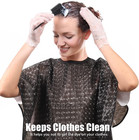 Waterproof Unisex-adult Hair Dye Cape short Comb-out Capes For Hair Stylist make