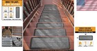 Weather-resistant Non-slip Stair Mats - 5 Pack
