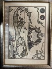Vintage Style Bermuda Island Antique Map Framed Print Nautical Wall Decor