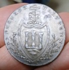 Great Britain  Conder Halfpenny Token  1791  Edinburgh Scotland St  Andrew Cross