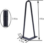 10 Inch Hairpin Legs Solid Steel Furniture Table Feet 4pcs  Heavy Duty Hairpin F