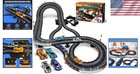 Electric Slot Car Race Track Set With 4 High-speed Cars     16ft Fun For Kids