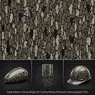 Digital Bark Camouflage 23 - 16  X 48   Hydrographic Film Hydro Dipping