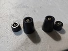 Vintage Yaesu  Set Of 4 Front And Rear Cabin Feet W screws Untested   Estate Ot