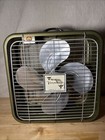 Vintage Vornado Fan Metal Blade Green Box   Stand Model V9720 See Description