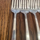 Oneida Sterling Silver Damask Rose Set 4 Salad Forks 61 2   