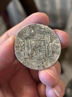 1781 Lima Mi Peru 8 Reales Silver Coin Chopmarked