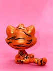 Lps Hasbro Orange Chinese New Year Tiger Cat  1487 - Authentic Littlest Pet Shop