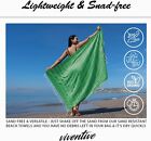 Turkish Beach Towel 37 X 70 Inches - 100  Cotton - Soft And Quick-dry Sand Fr   