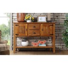 46  Retro Solid Wood Sideboard Console Table Storage Buffet Cabinet