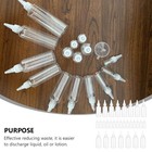 30 Pcs Plastic Bottle Travel Multi-function Empty Pointed Mouth Dispenser