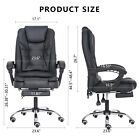 Office Computer Chair High Back Pu Leather Ergonomic Executive Task Chairs Black