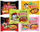 Buldak Chicken Korean Ramen 5 Flavor Combo - Instant Fried Noodles Pack