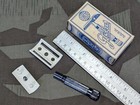 Original 1930s 1940s Wwii German Globus Razor In Box Drgm Vintage Bakelite Nos