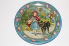 Vintage Ohio Art Tin Litho Childrens Tea Set Child Blue Little Red Riding Hood