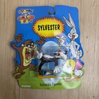Vtg 1994 Tyco Looney Tunes Sylvester   Sylvester Jr  Pvc Figure Lot New