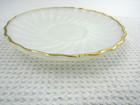 Vintage Fire King Gold Trim White Teacup Saucer Plate  Usa