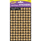 Trend Gold Sparkle Stars Supershapes Stickers - Sparkle Stars - Self-adhesive -