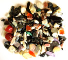 Mixed Natural Stone Chips - 144 Grams - 4mm - 20mm - Inlay - Tumbled
