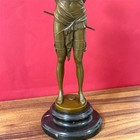 Bronze Sculpture Woman Statue Marble Female Decor Paris Zach Figure Art Lady